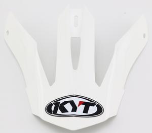 Шлем KYT strike eagle plain white helmet peak