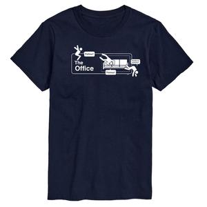 Мужская футболка с логотипом The Office Parkour Licensed Character