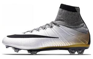 Nike Mercurial CR7 324K Gold, бело-серая