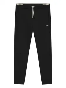 Спортивные брюки с кулиской и вставками Boss, коричневый