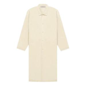 Куртка fw22 long coat 'egg shell' Fear Of God Essentials, белый
