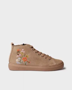 Женские замшевые кроссовки на шнурках Toni Pons, светло-коричневый