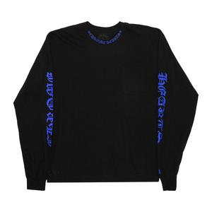 Футболка Chrome Hearts Neck Logo Long-Sleeve T-Shirt, Black