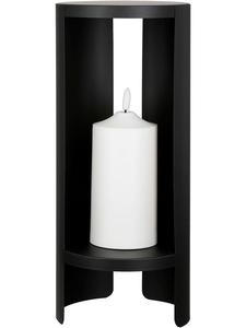 Gilde Декоративный светодиодный объект «Убежище» черного цвета - (В)36 см