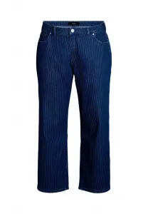 Прямые джинсы nadelstreifen Zizzi, Dark Blue Stripe