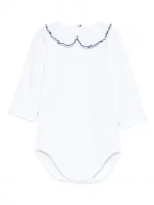 Боди с оборчатым воротником Mariella Ferrari, белый