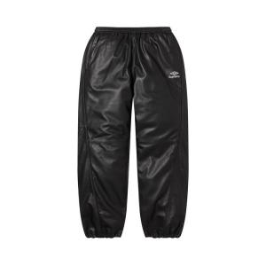 Брюки Supreme x Umbro Leather Track Pant, Black