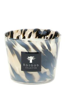 Свеча «Жемчуг - Черный жемчуг» max 10 Baobab, белый/черный