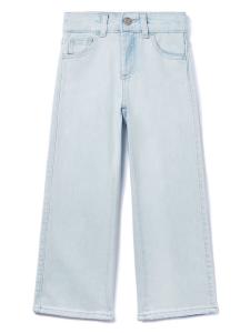 PUCCI Junior джинсы с принтом «мармо», синий