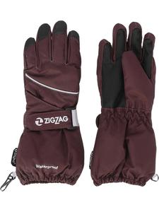 Zigzag Лыжные/сноубордные перчатки "Kempston" красного цвета