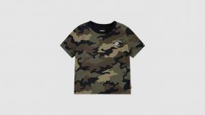Футболка с камуфляжным покрытием для мальчиков 2–4 лет Levi's, Cypress Camo - Green
