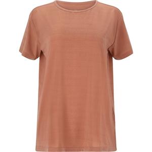 Футболка lizzy w slub s/s tee Athlecia, цвет mocha mousse