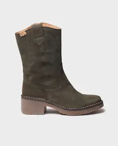 Женские замшевые ботинки с молнией Toni Pons, темно-коричневый