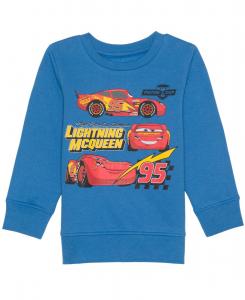 Детская толстовка с круглым вырезом "Чемпион Кубка Поршня" для мальчиков 2T-5T Cars, Blue