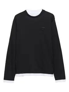 Футболка с логотипом Prada, черный