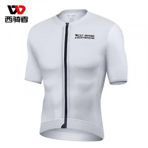 Велосипедное джерси женское WestBiking Western Rider с короткими рукавами XL, белый