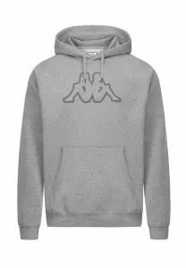 Толстовка с капюшоном Kappa, Grey Md Mel - Grey Smoked