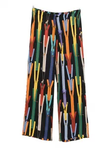 Брюки с молниями Moschino Jeans, черный