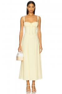 Платье с низкой талией Alessia Sndys, lemon