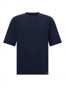 Футболка с круглым вырезом Boggi Milano, синий
