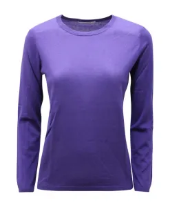 Свитер из шелка и кашемира синего цвета. Kangra, фиолетовый