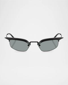 Прямоугольные металлические солнцезащитные очки B50S Prada, фиолетовый