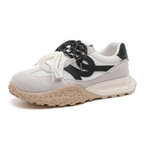 VAEL Женские белые противоскользящие дышащие повседневные кеды с защитой от истирания, цвет White