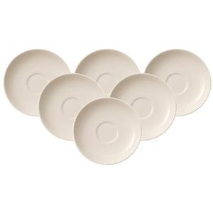 Набор блюдец для завтрака for me, 6 шт. Villeroy & Boch, белый