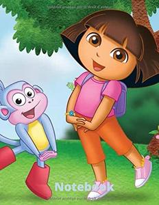 Notebook: Dora l'exploratrice bloc note - 120 Pages - Largeur 8.5 x 11 Paperback (French Edition) (Independently published)