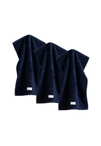 Полотенце для гостей, 3 шт. - Полотенце Organic Premium, махровая ткань Gant, размер: длина 50см, ширина 30см.