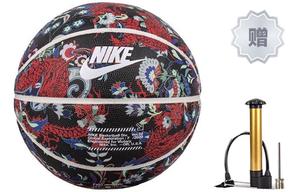 Nike Баскетбольный мяч PU черный размер 7 тренировочный унисекс