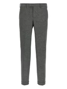 Брюки с манжетами в елочку PT Torino, серый