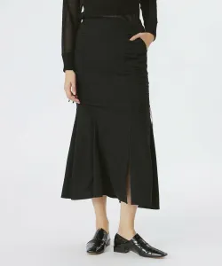 Черная коллаборационная юбка на шнурке Loveless