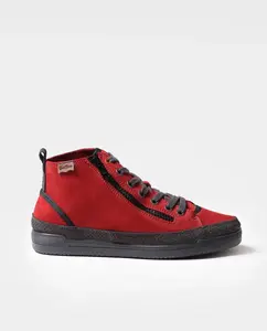 Женские замшевые кроссовки на шнурках Toni Pons, красный