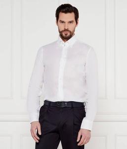 Льняная рубашка Regular fit Van Laack, белый