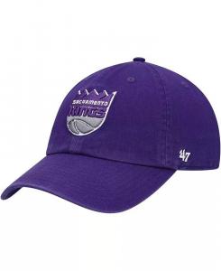 Мужская регулируемая шапка фиолетового цвета Sacramento Kings Team Clean Up '47 Brand, фиолетовый