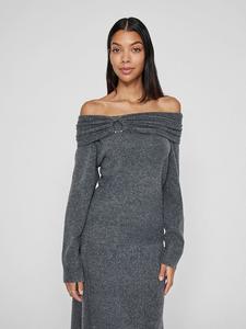 Пуловер Vila, серый