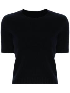 Maison Margiela шерстяной джемпер с короткими рукавами, синий