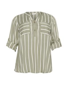 Блузка KAFFE CURVE Blouse Baba, цвет reed