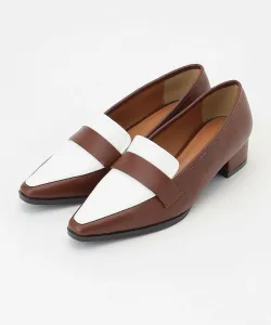 Лоферы в двухцветной комбинации 22,5 см ~ 24,5 см Suite, цвет Dark Brown [035]