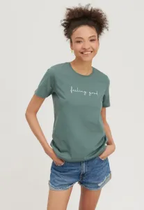 2 футболки с принтом Even&Odd, Teal/Black