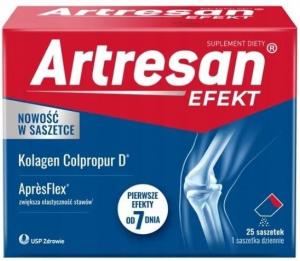 Коллаген Artresan EFEKT Colpropur D ДЛЯ СУСТАВОВ 25 пакетиков Usp Zdrowie