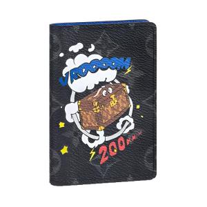 LOUIS VUITTON Карманный органайзер Monogram Eclipse Black