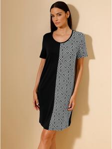 Creation L Ночная рубашка с черно-белым принтом