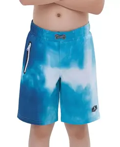 Мальчиковые плавки для плавания Board Shorts с 4-сторонней растяжкой, быстросохнущие, с сетчатой подкладкой и защитой UPF50+ Rokka&Rolla, синий
