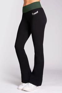 Женские джоггеры из джерси с контрастной полосой Pineapple, черный