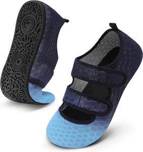 Обувь для воды Barerun для женщин и мужчин, широкая, пляжная, плавательная, аквааэробика, быстросохнущие, для бассейна, реки, моря, сандалии, нескользящие, синий