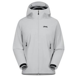 Куртка мужская с капюшоном Moderate Soft Shell Jeep, белый серый