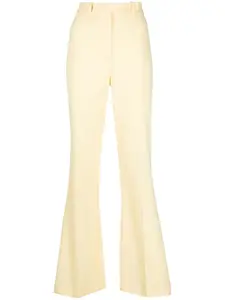 Расклешенные брюки с завышенной талией Patrizia Pepe, желтый