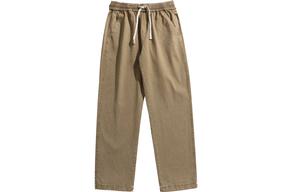 Повседневные брюки унисекс 33TH, армейский зеленый (с флисовой подкладкой)